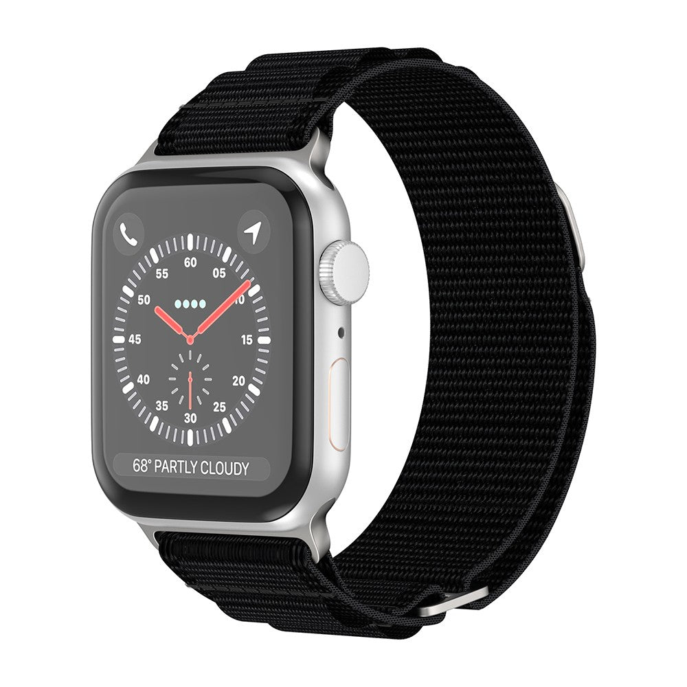 Curea Alpine Adventure - Apple Watch 1/2/3/4/5/6/7/8/9/10/11/SE/SE2/SE3 - 38/40/41/42 MM - Negru