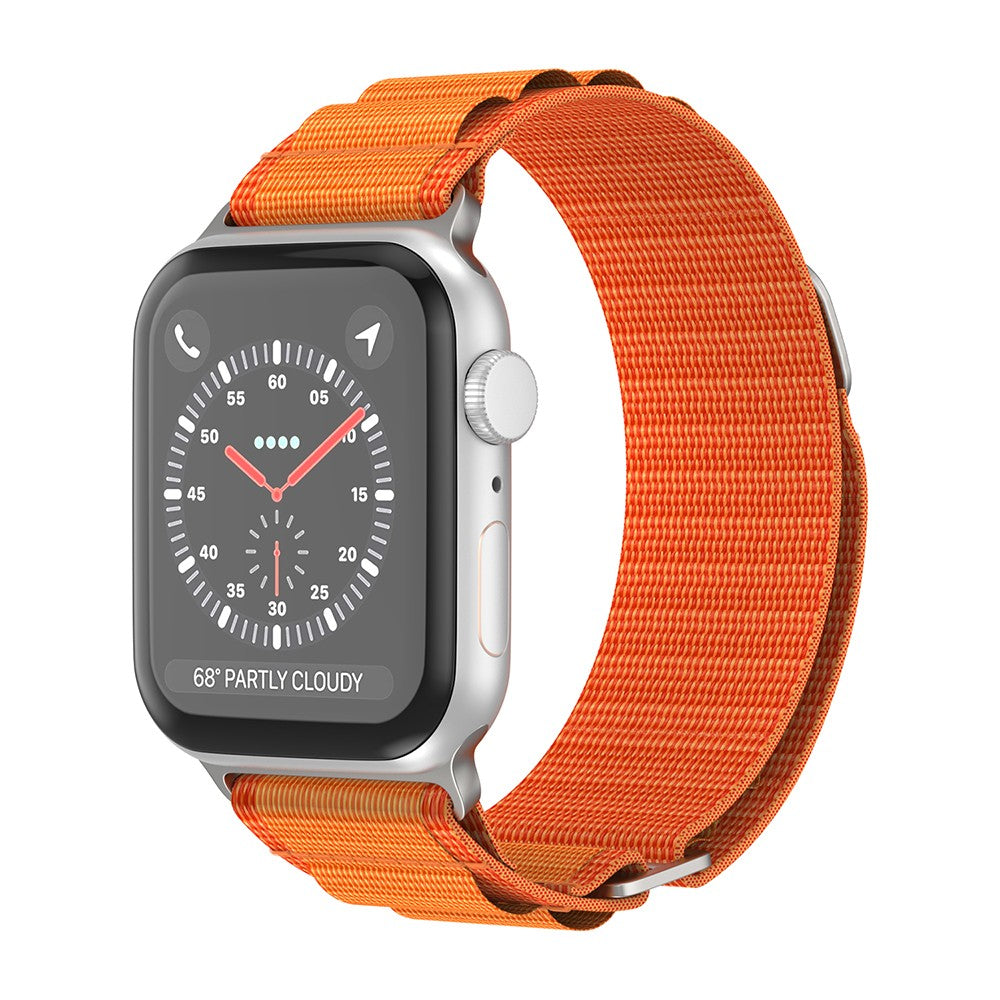 Curea Alpine Adventure - Apple Watch 1/2/3/4/5/6/7/8/9/10/11/SE/SE2/SE3/Ultra 1/Ultra 2/Ultra 3 - 42/44/45/46/49 MM - Portocaliu