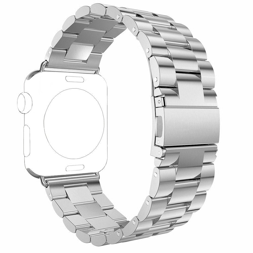 Curea Metallic Link - Apple Watch 1/2/3/4/5/6/7/8/9/10/11/SE/SE2/SE3 - 38/40/41/42 MM - Silver