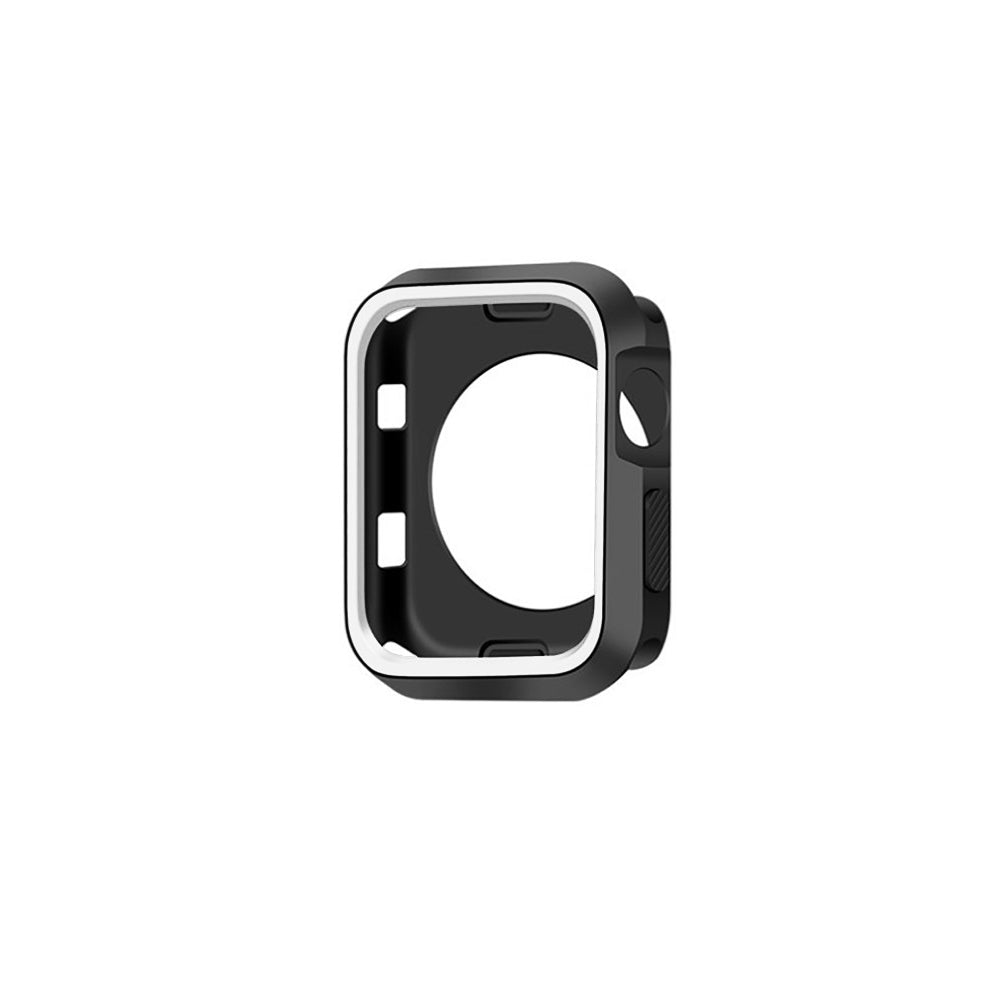 Carcasa Rugged - Apple Watch 4/5/6/SE - 44MM - Negru/Alb