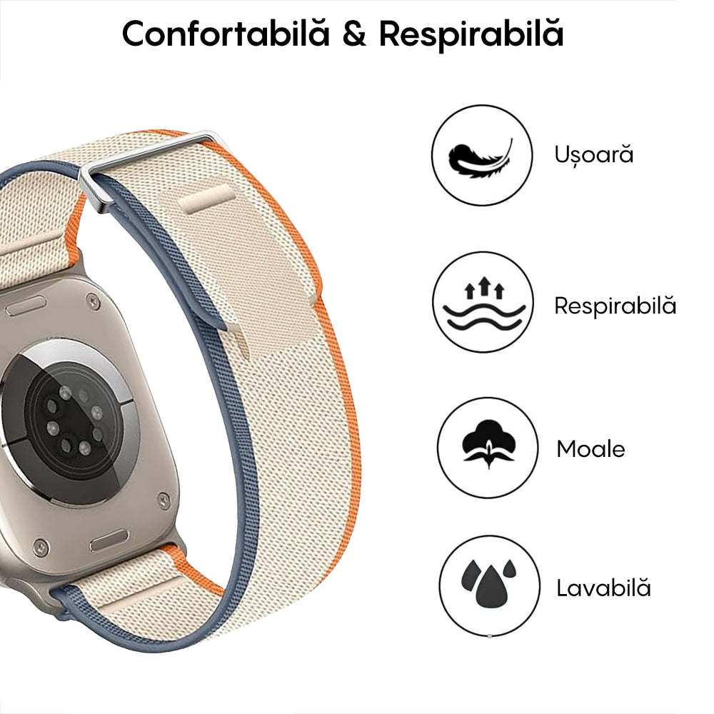 Curea Trail Expedition - Apple Watch 1/2/3/4/5/6/7/8/9/10/11/SE/SE2/SE3 - 38/40/41/42 MM - Bej