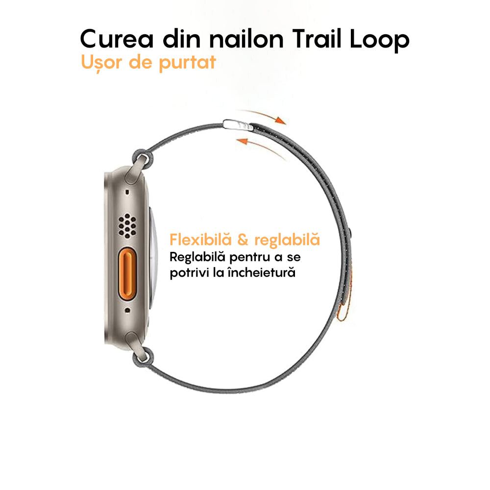 Curea Trail Expedition - Apple Watch 1/2/3/4/5/6/7/8/9/10/11/SE/SE2/SE3 - 38/40/41/42 MM - Maro