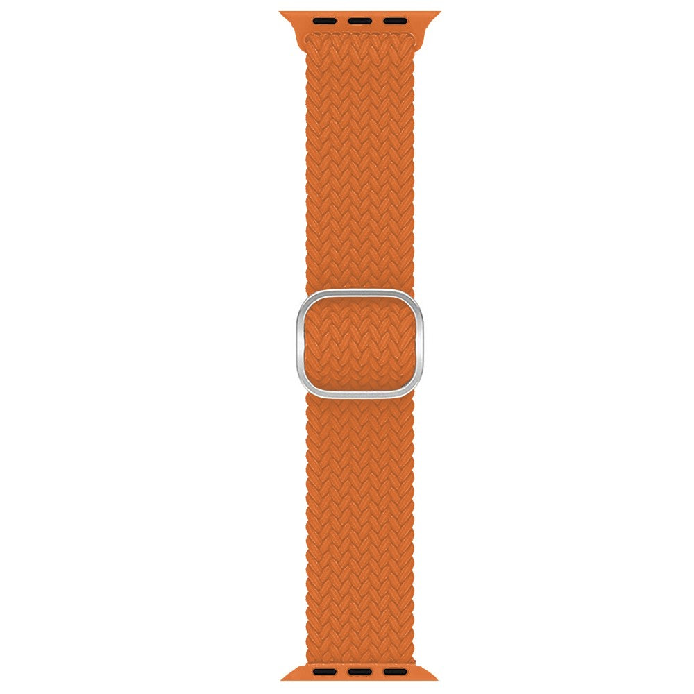 Curea Braided Weave - Apple Watch 1/2/3/4/5/6/7/8/9/10/11/SE/SE2/SE3 - 38/40/41/42 MM - Hermes Orange