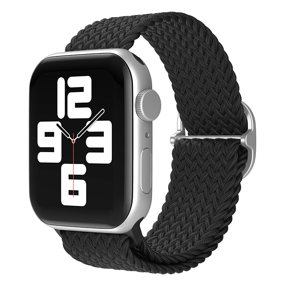 Curea Braided Weave - Apple Watch 1/2/3/4/5/6/7/8/9/10/11/SE/SE2/SE3/Ultra 1/Ultra 2/Ultra 3 - 42/44/45/46/49 MM - Black