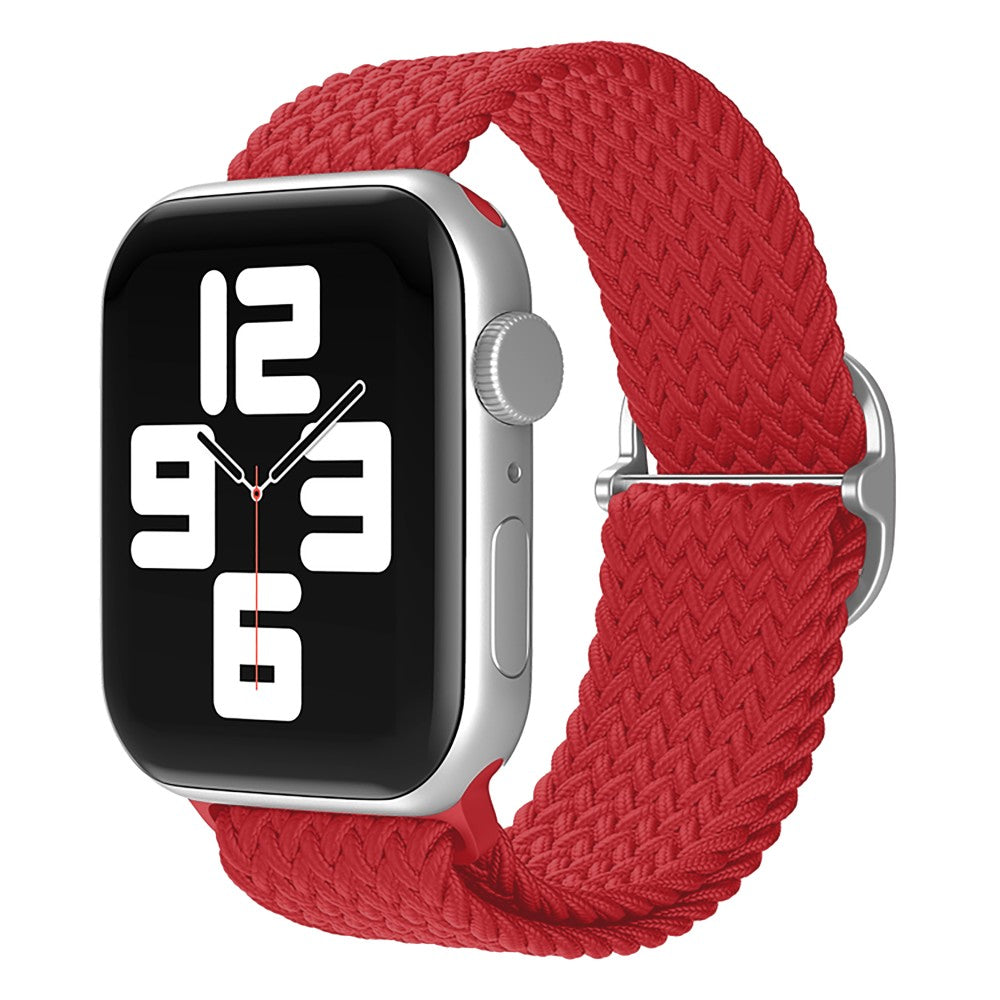 Braided Weave Strap - Apple Watch 1/2/3/4/5/6/7/8/9/10/11/SE/SE2/SE3/Ultra 1/Ultra 2/Ultra 3 - 42/44/45/46/49 MM - Red