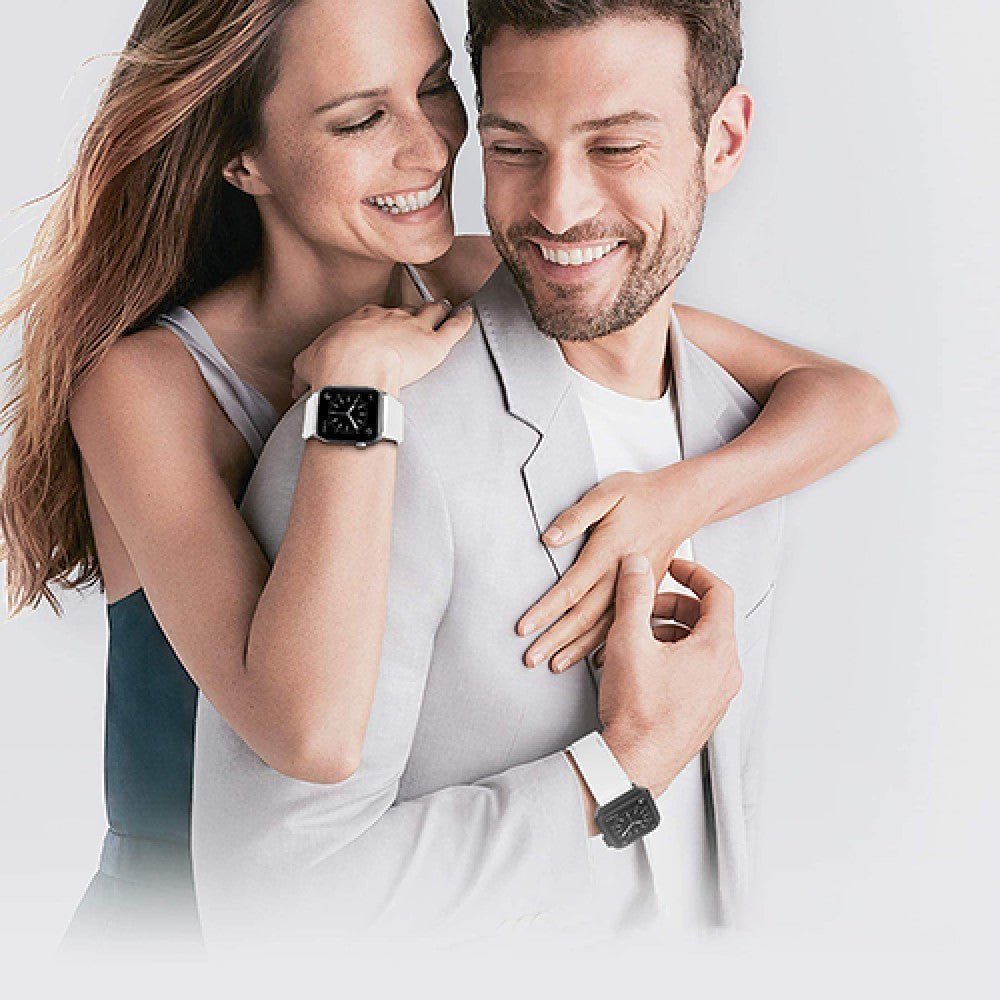 Curea Leather Heritage - Apple Watch 1/2/3/4/5/6/7/8/9/10/11/SE/SE2/SE3 - 38/40/41/42 MM - Alb