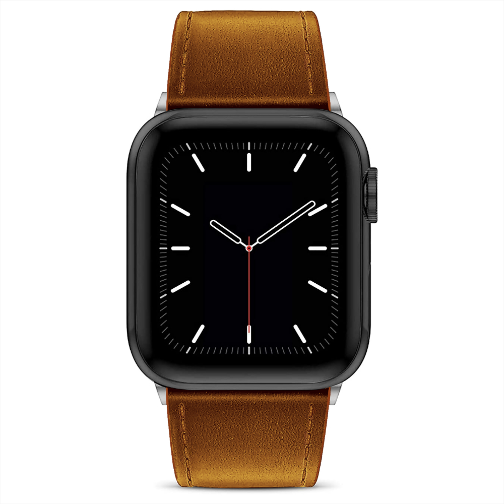 Curea Leather Heritage - Apple Watch 1/2/3/4/5/6/7/8/9/10/11/SE/SE2/SE3 - 38/40/41/42 MM - Maro