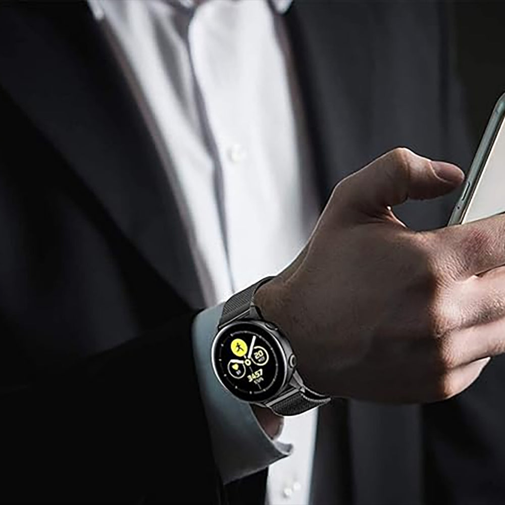 Curea Milanese Essential - Honor Watch SE/Magic 2 - 20mm - Negru
