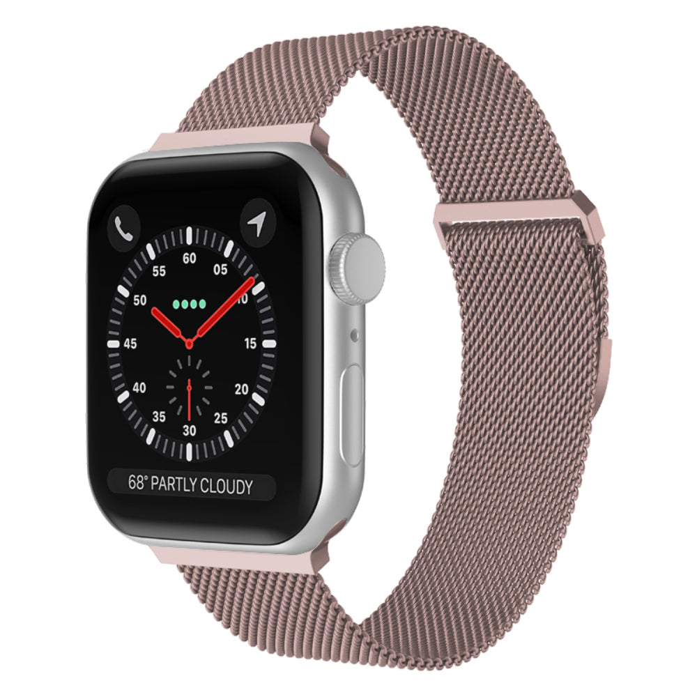 Curea Milanese Duo - Apple Watch 1/2/3/4/5/6/7/8/9/10/11/SE/SE2/SE3 - 38/40/41/42 MM - Rose Pink
