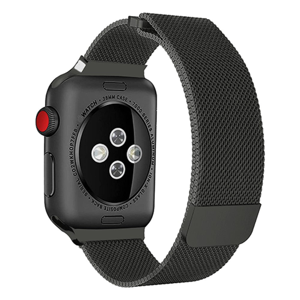 Curea Milanese Duo - Apple Watch 1/2/3/4/5/6/7/8/9/10/11/SE/SE2/SE3/Ultra 1/Ultra 2/Ultra 3 - 42/44/45/46/49 MM - Dark Gray