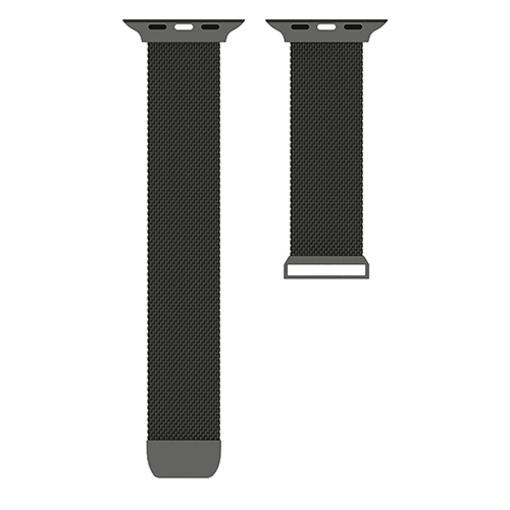 Curea Milanese Duo - Apple Watch 1/2/3/4/5/6/7/8/9/10/11/SE/SE2/SE3/Ultra 1/Ultra 2/Ultra 3 - 42/44/45/46/49 MM - Dark Gray
