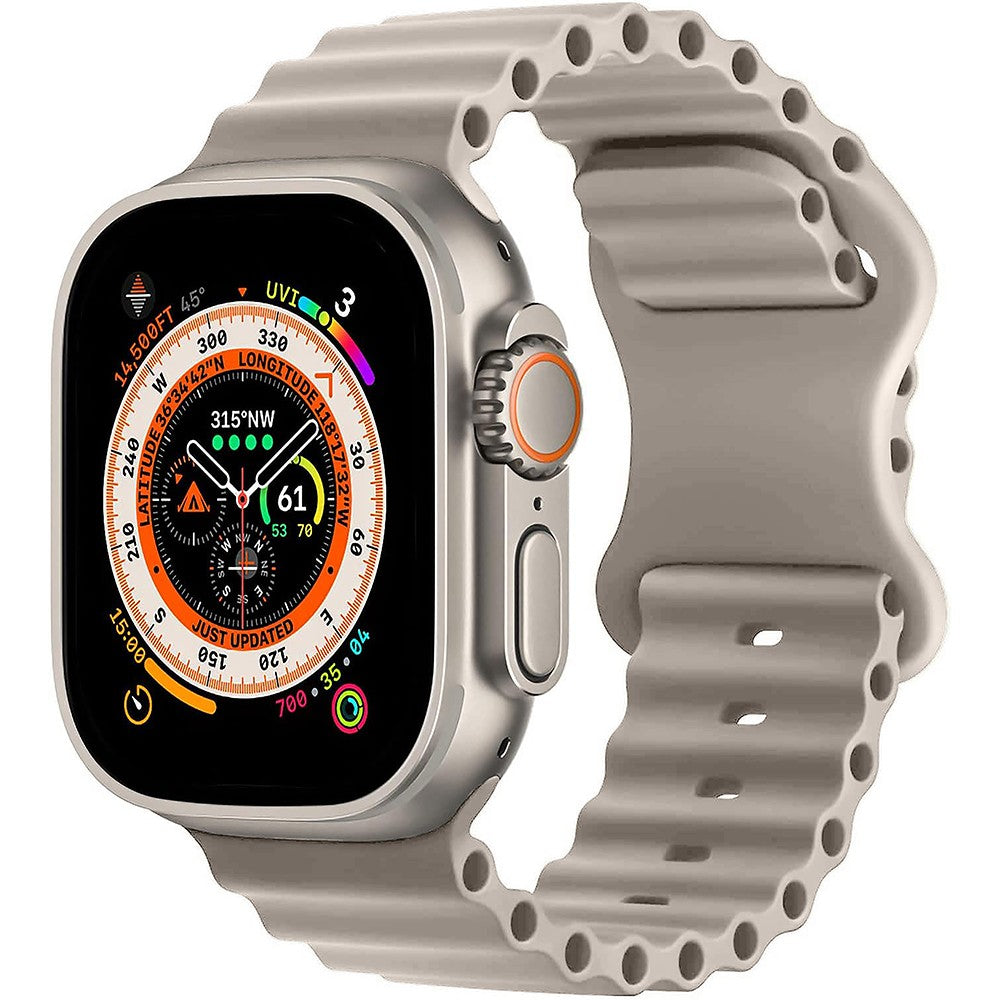Ocean Explorer Strap - Apple Watch 1/2/3/4/5/6/7/8/9/10/11/SE/SE2/SE3/Ultra 1/Ultra 2/Ultra 3 - 42/44/45/46/49 MM - Cream