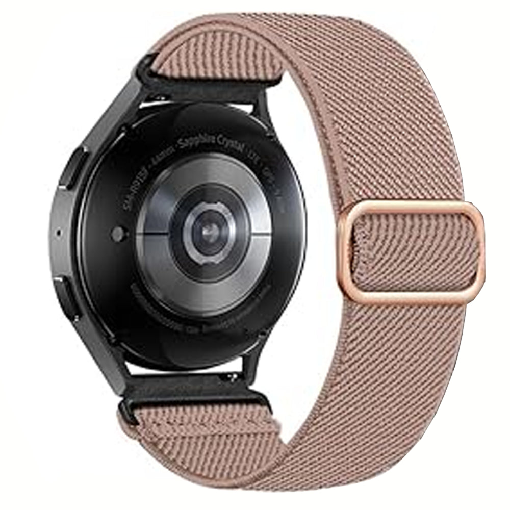 Braided Classic Strap - Samsung Galaxy Watch 7/6/6 Classic/5 Pro/5/4/4 Classic/3 41mm/42mm/Active 2/Active/FE - 20mm - Pink Sand