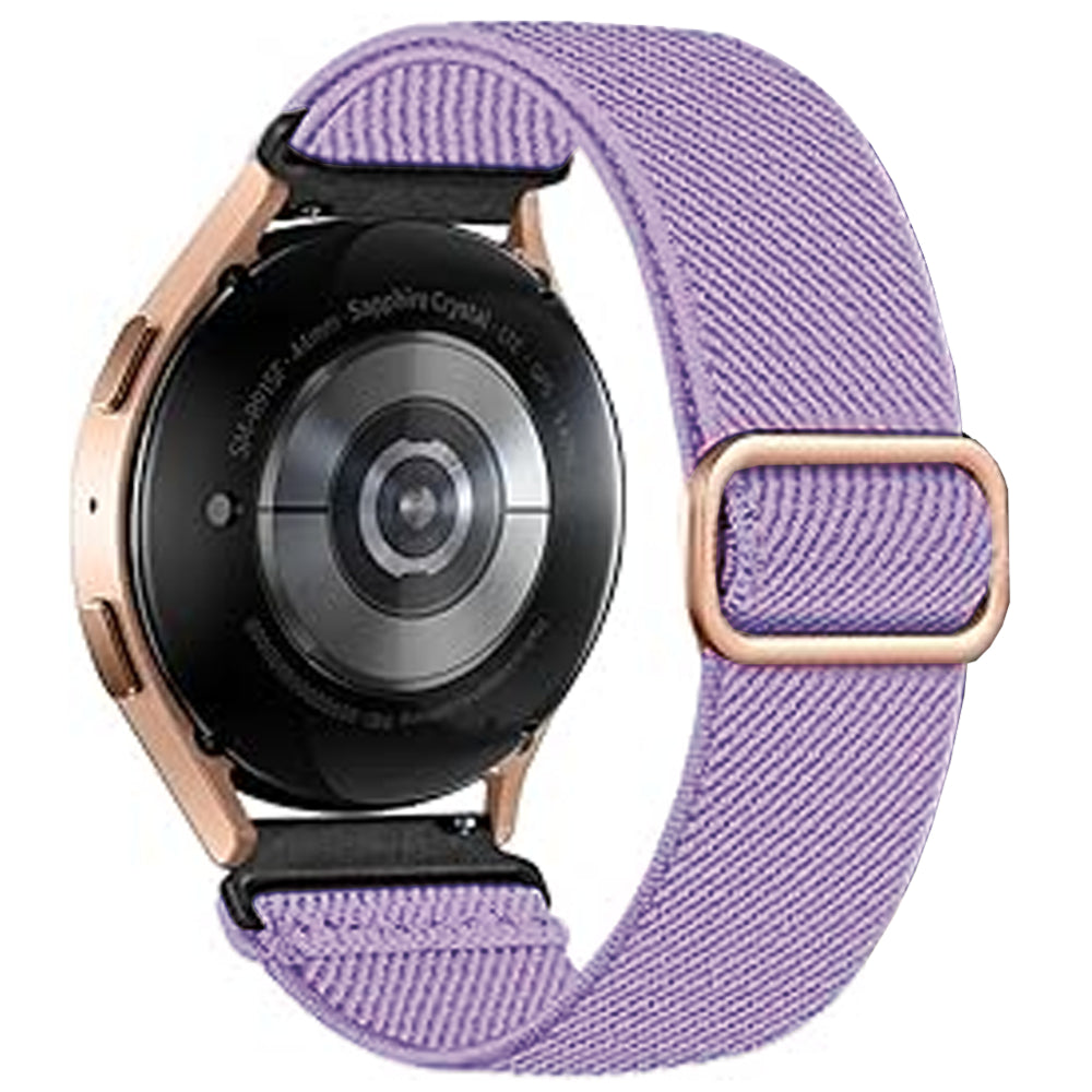 Braided Classic Strap - Samsung Galaxy Watch 7/6/6 Classic/5 Pro/5/4/4 Classic/3 41mm/42mm/Active 2/Active/FE - 20mm - Purple