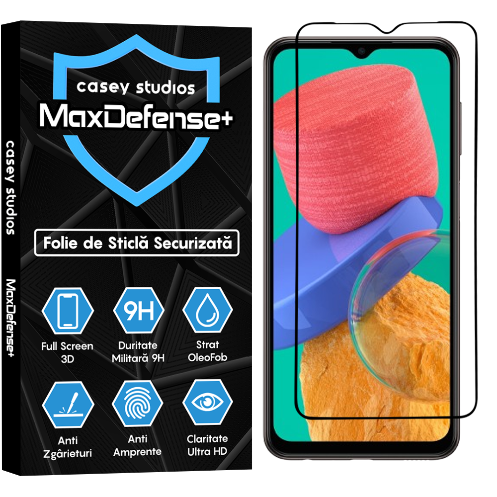 MaxDefense+ Glass Film - Samsung Galaxy A23 5G/A23 4G/A04S/A04/A13 5G/A13 4G/M23/M33/M13/F23/F13 - Black