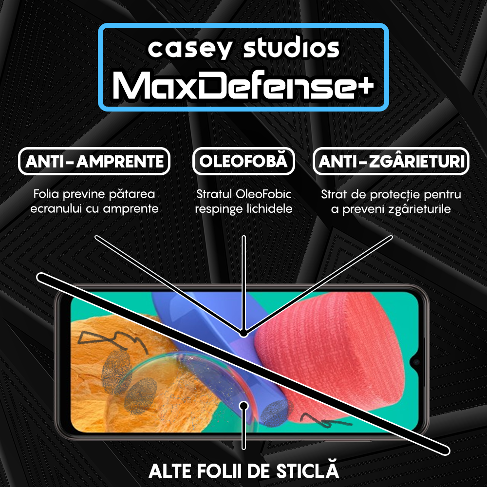 MaxDefense+ Glass Film - Samsung Galaxy A23 5G/A23 4G/A04S/A04/A13 5G/A13 4G/M23/M33/M13/F23/F13 - Black