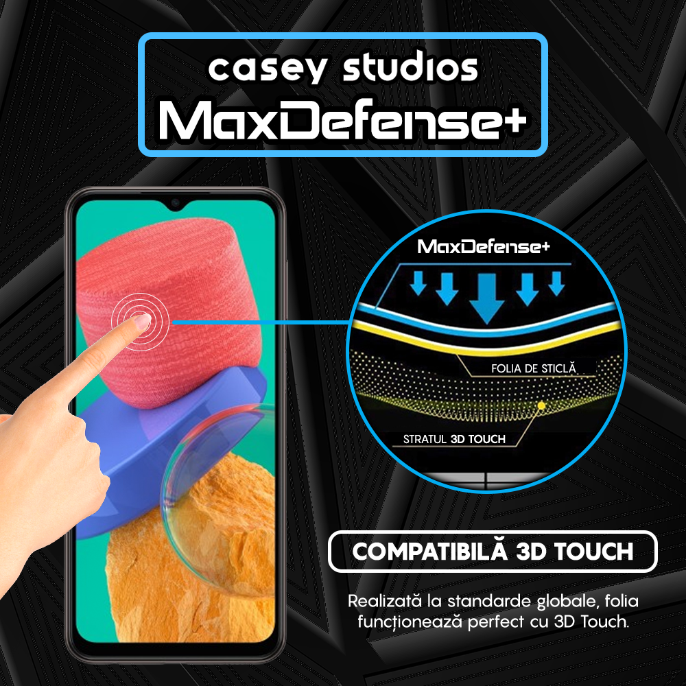 MaxDefense+ Glass Film - Samsung Galaxy A23 5G/A23 4G/A04S/A04/A13 5G/A13 4G/M23/M33/M13/F23/F13 - Black