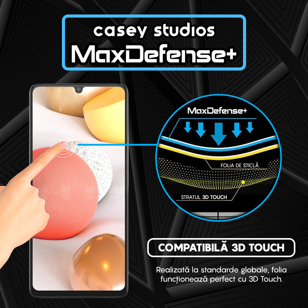 MaxDefense+ Glass Film - Samsung Galaxy A42 5G - Black