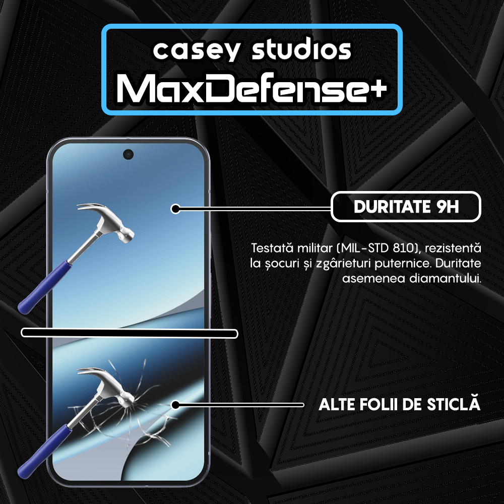 MaxDefense+ Glass Film - Google Pixel 10 Pro XL - Black