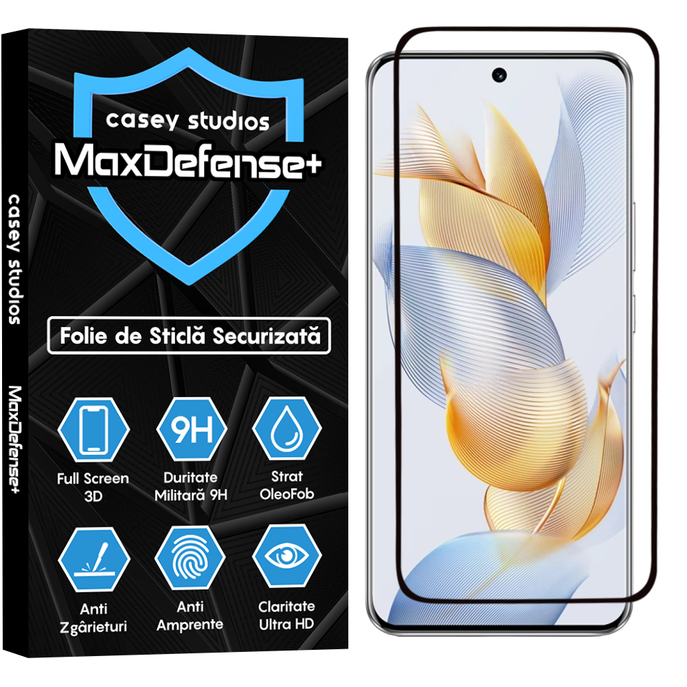 MaxDefense+ Glass Film - Honor 90 - Black