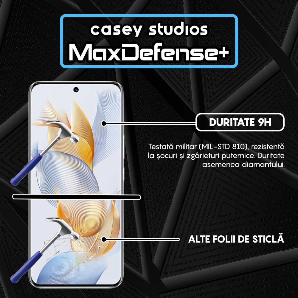 MaxDefense+ Glass Film - Honor 90 - Black