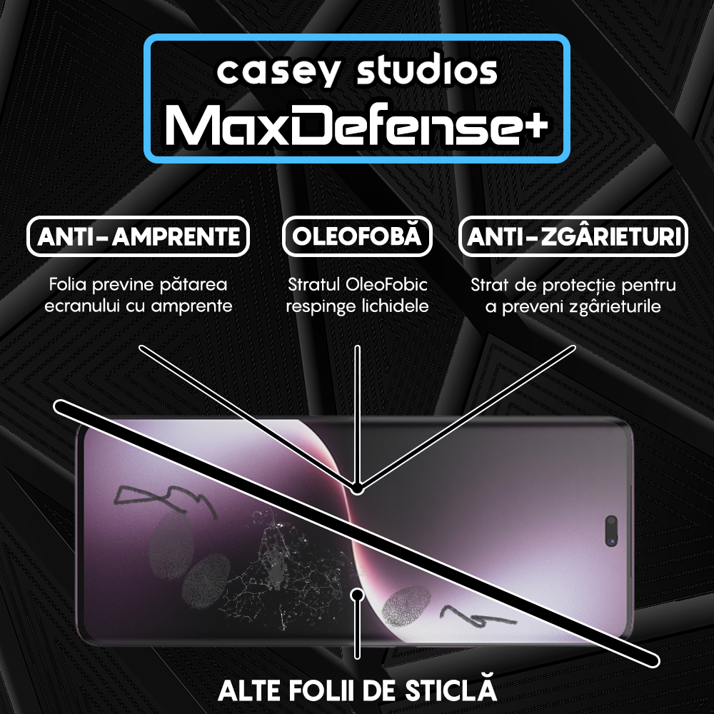 MaxDefense+ Glass Film - Honor Magic 7 Lite - Black