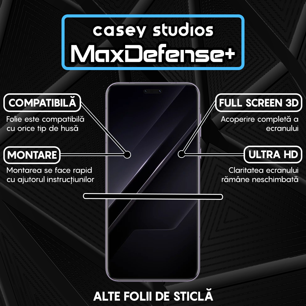 MaxDefense+ Glass Film - Honor Magic 7 RSR Porsche Design - Black