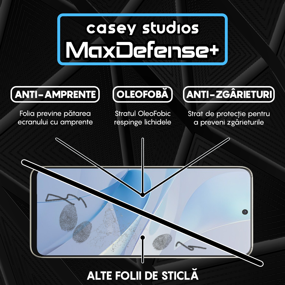 MaxDefense+ Tempered Glass - Huawei nova 13i - Black