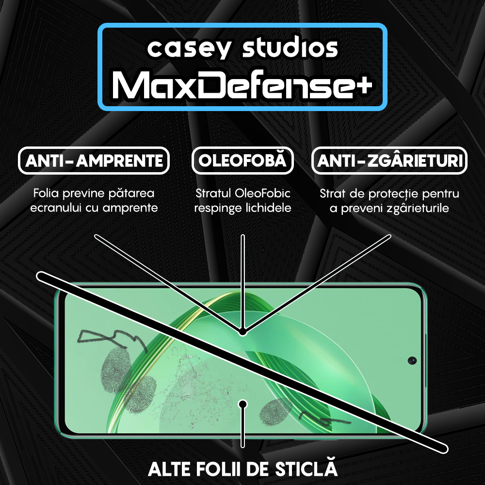Glass Screen Protector MaxDefense+ - Huawei nova 12 - Black