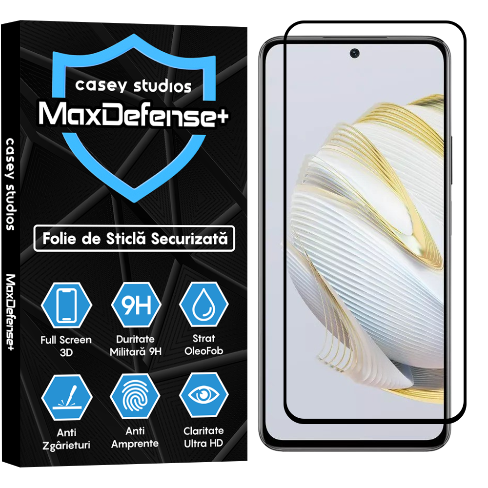 MaxDefense+ Glass Film - Huawei nova 12 SE - Black