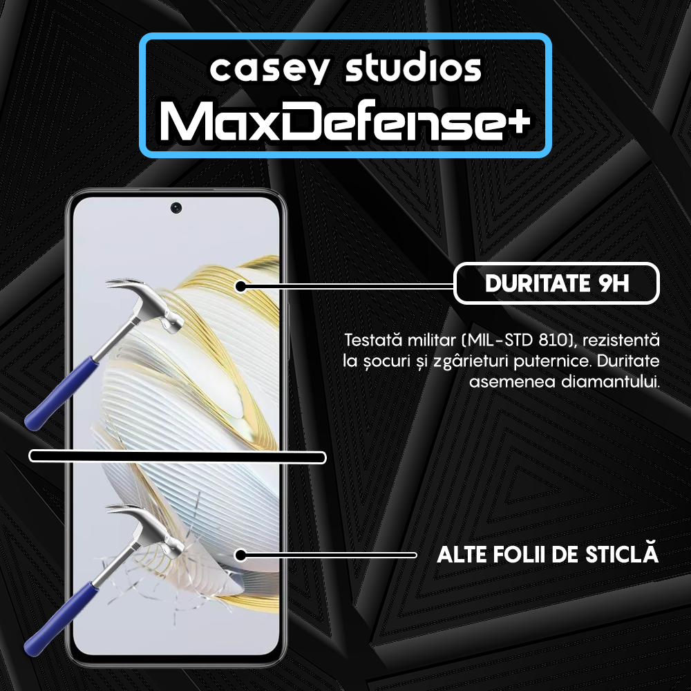 MaxDefense+ Glass Film - Huawei nova 12 SE - Black