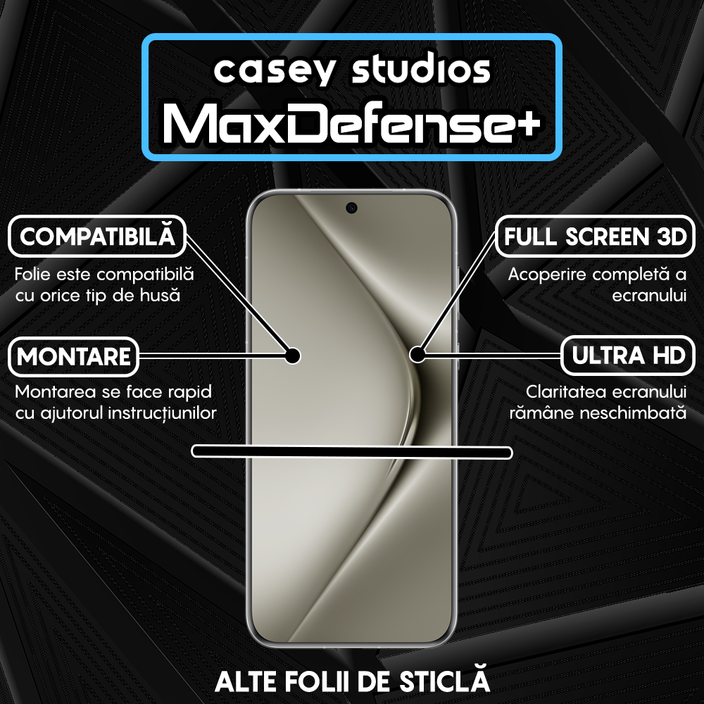 MaxDefense+ Glass Film - Huawei Pura 70 - Black