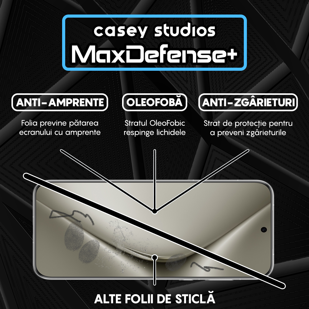 MaxDefense+ Glass Film - Huawei Pura 70 - Black