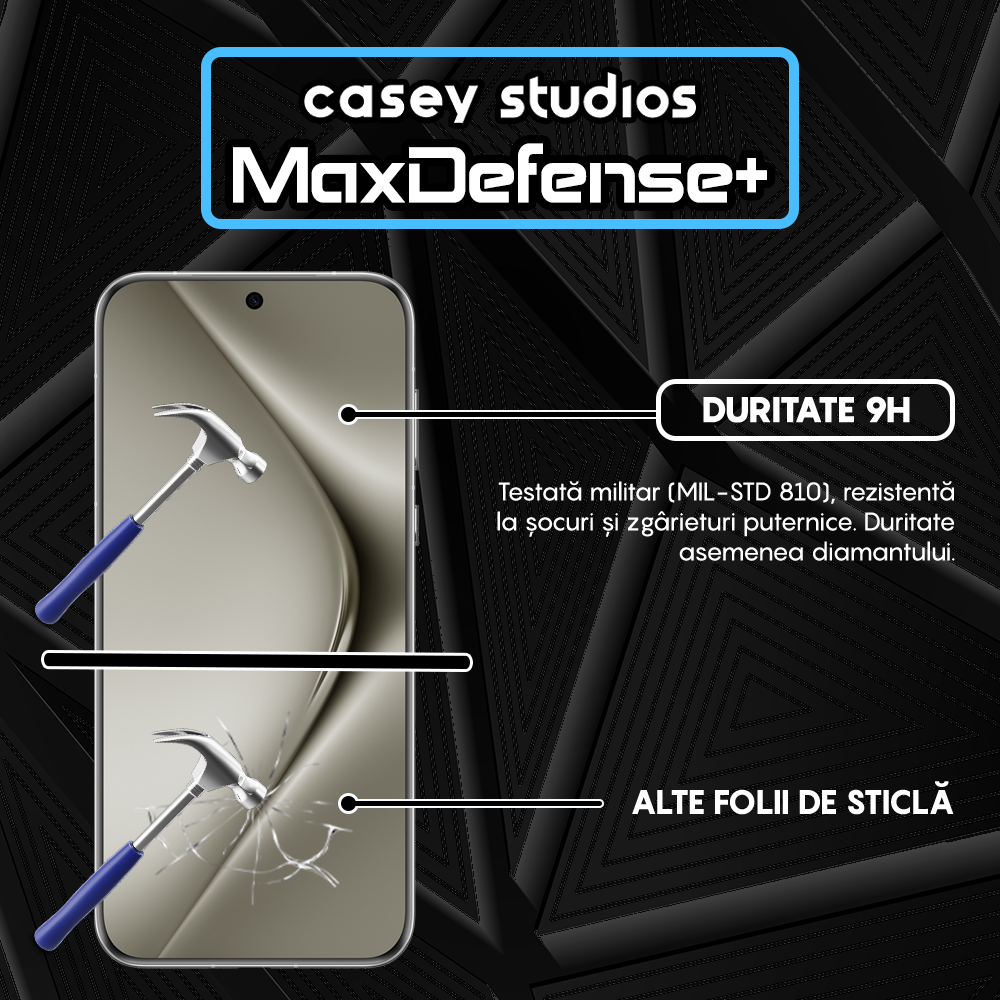 MaxDefense+ Glass Film - Huawei Pura 70 - Black