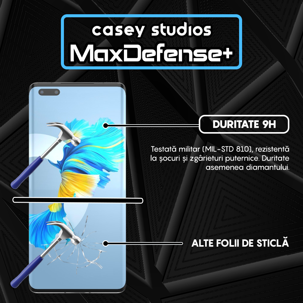 MaxDefense+ Glass Film - Huawei Mate 40 Pro - Black