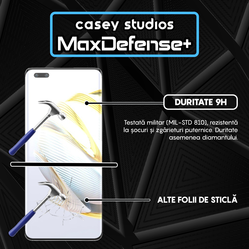 MaxDefense+ Glass Film - Huawei nova 10 Pro - Black