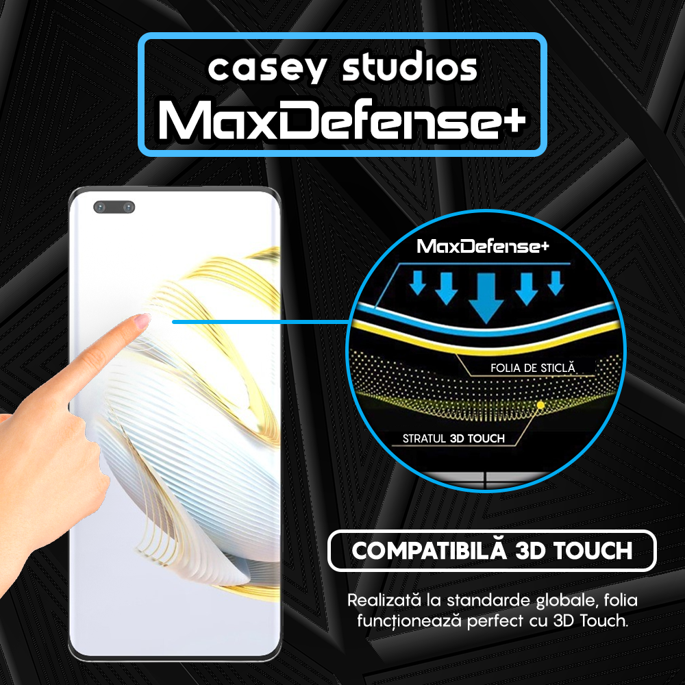 MaxDefense+ Glass Film - Huawei nova 10 Pro - Black