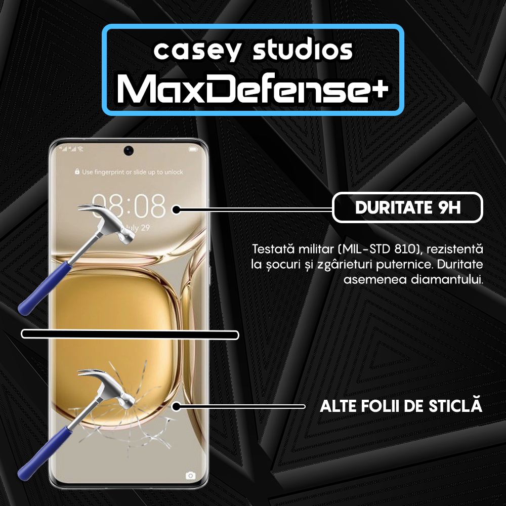 MaxDefense+ Glass Film - Huawei P50 Pro - Black