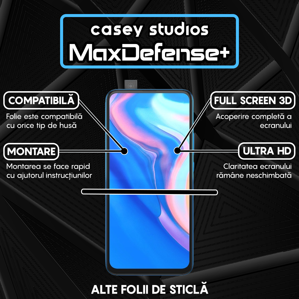 MaxDefense+ Glass Film - Huawei P Smart Z/Y9 Prime 2019 - Black