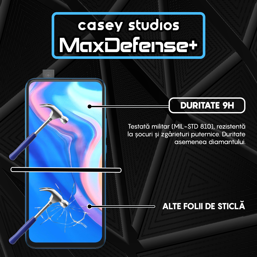 MaxDefense+ Glass Film - Huawei P Smart Z/Y9 Prime 2019 - Black