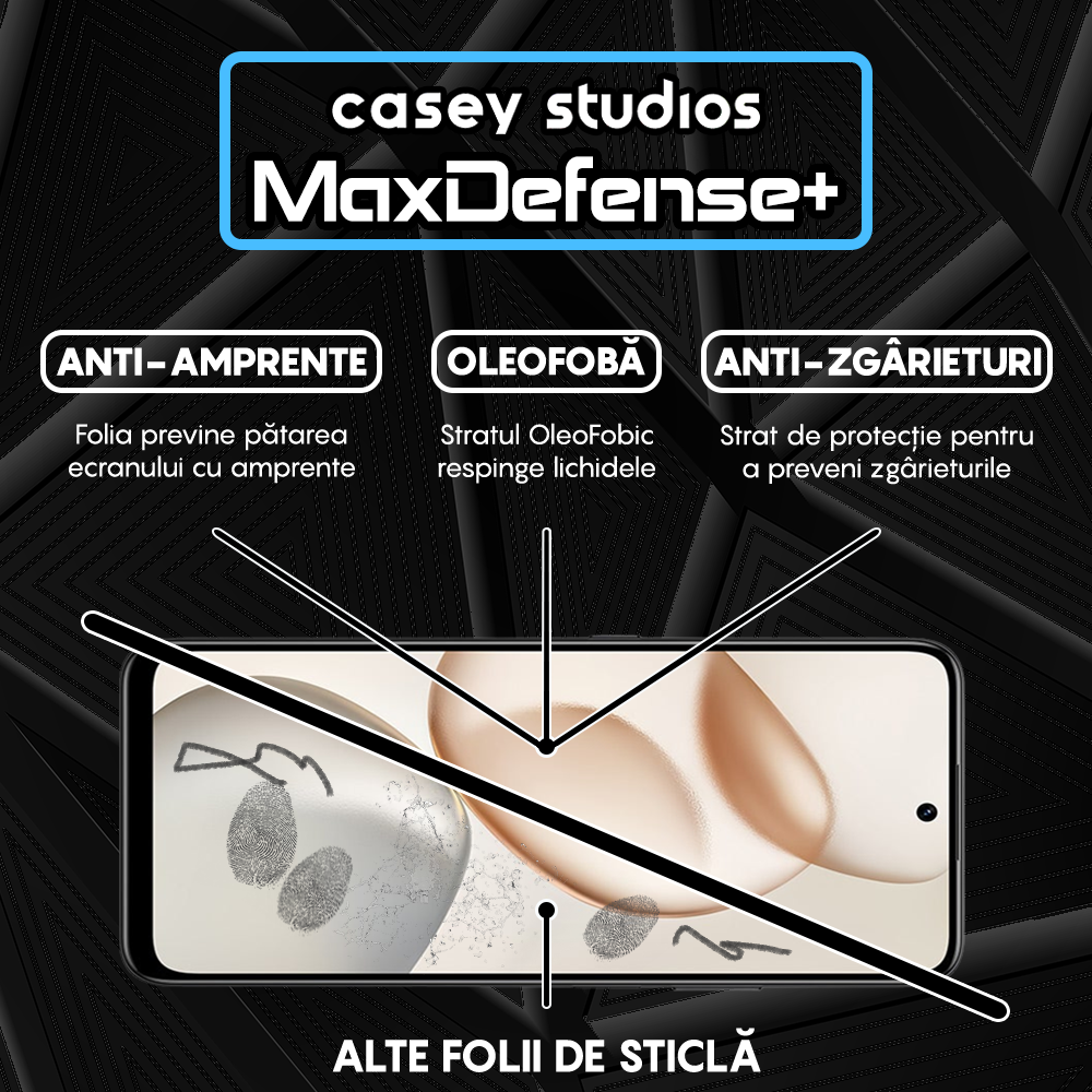 MaxDefense+ Glass Film - Honor X7d - Black