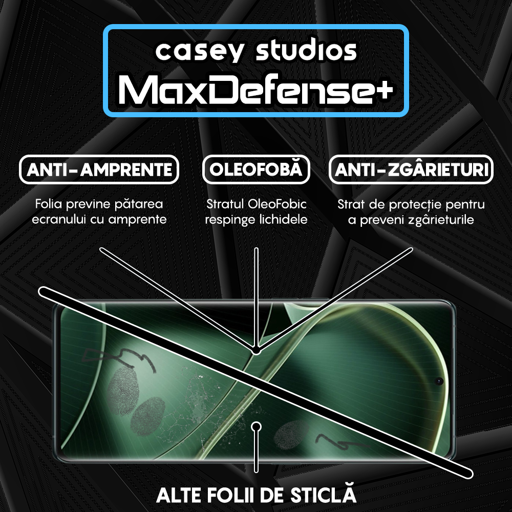 MaxDefense+ Glass Film - Oppo Find X6 - Black