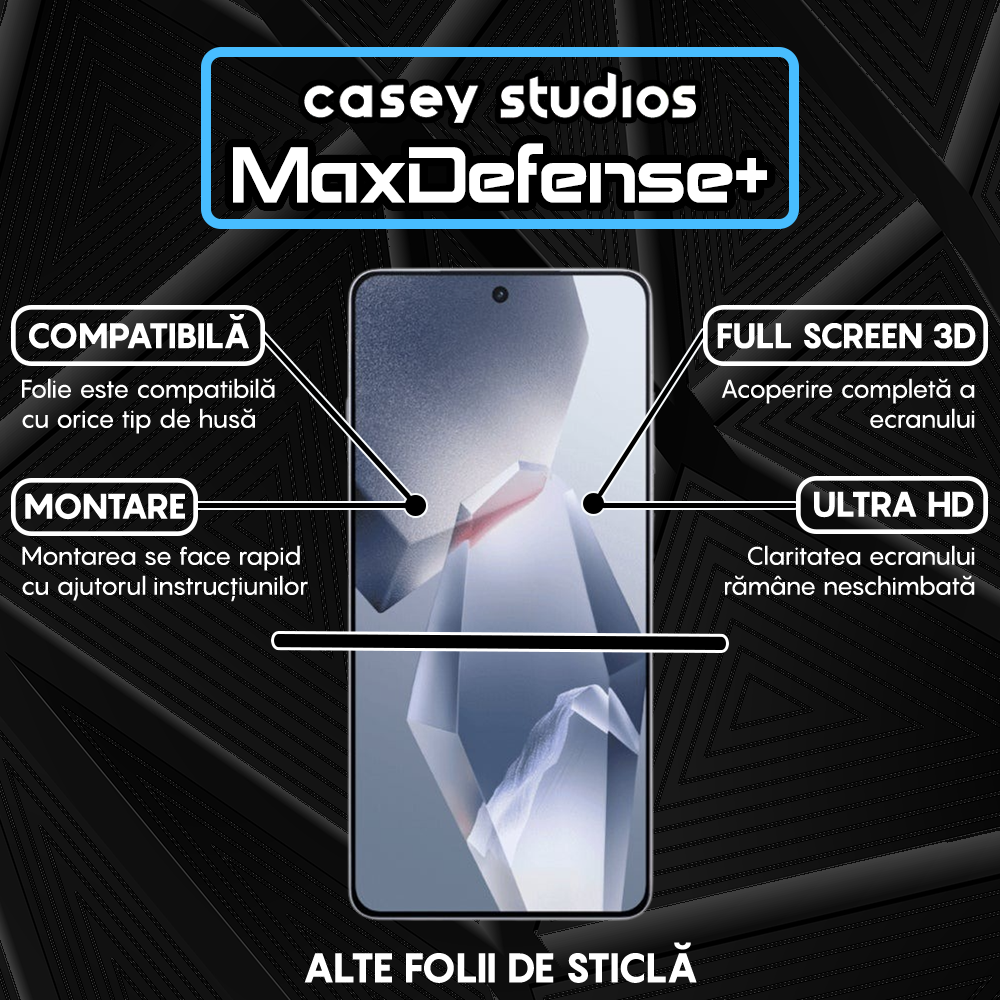 MaxDefense+ Glass Film - OnePlus Ace 5 Pro - Black