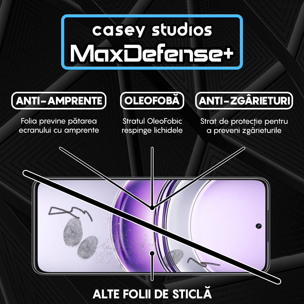 MaxDefense+ Glass Film - Realme 14x - Black