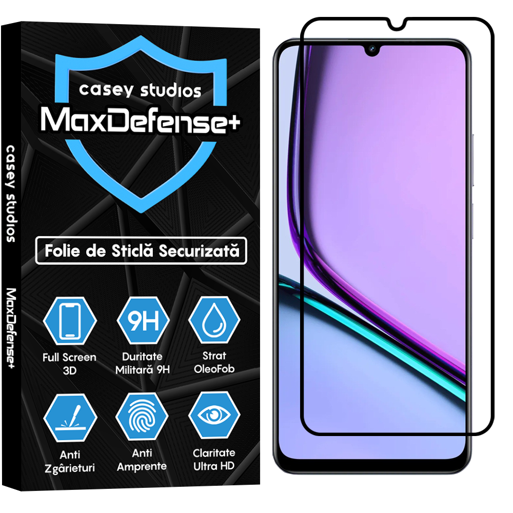 MaxDefense+ Glass Film - Realme Narzo N61 - Black