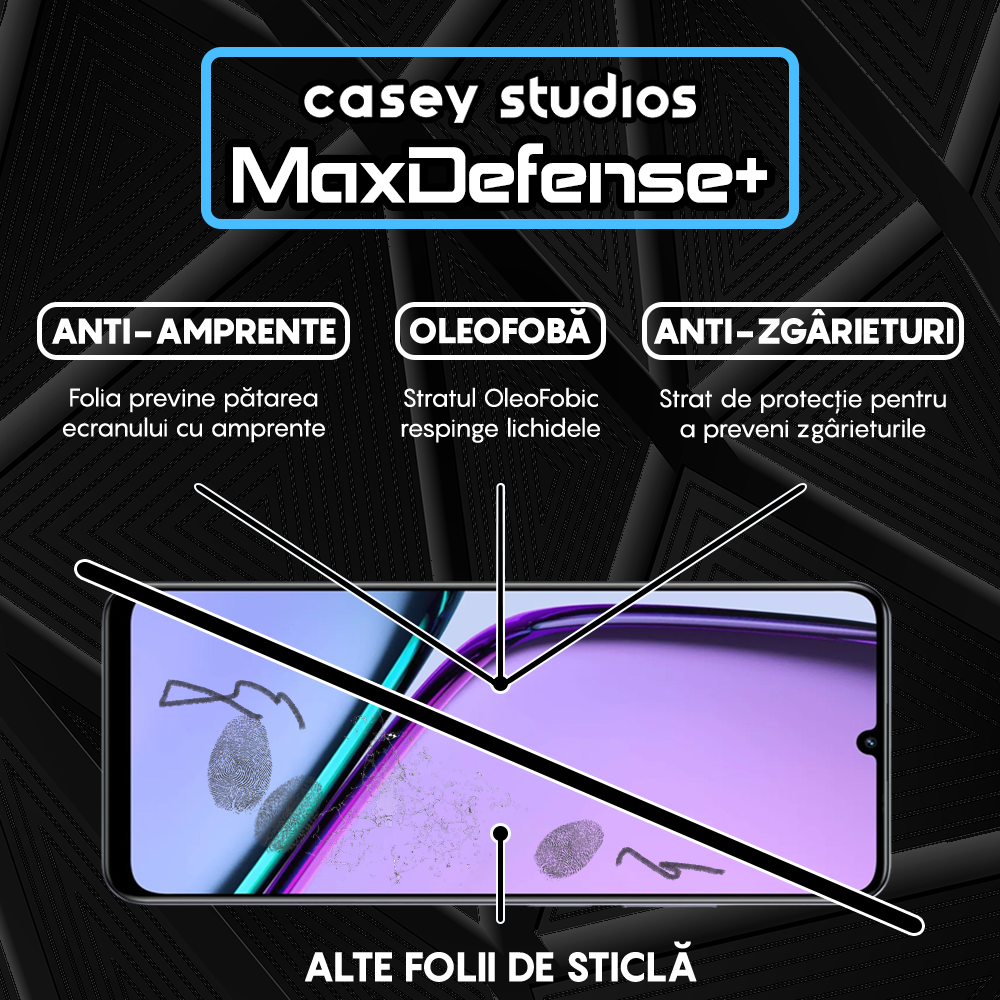 MaxDefense+ Glass Film - Realme Narzo N61 - Black