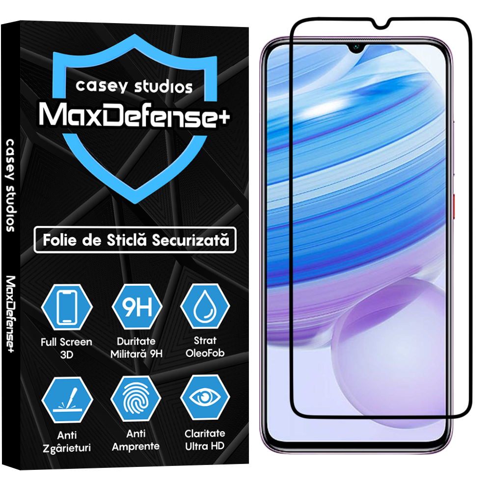 MaxDefense+ Glass Film - Xiaomi Redmi 10X 5G/Redmi 10X Pro 5G - Black