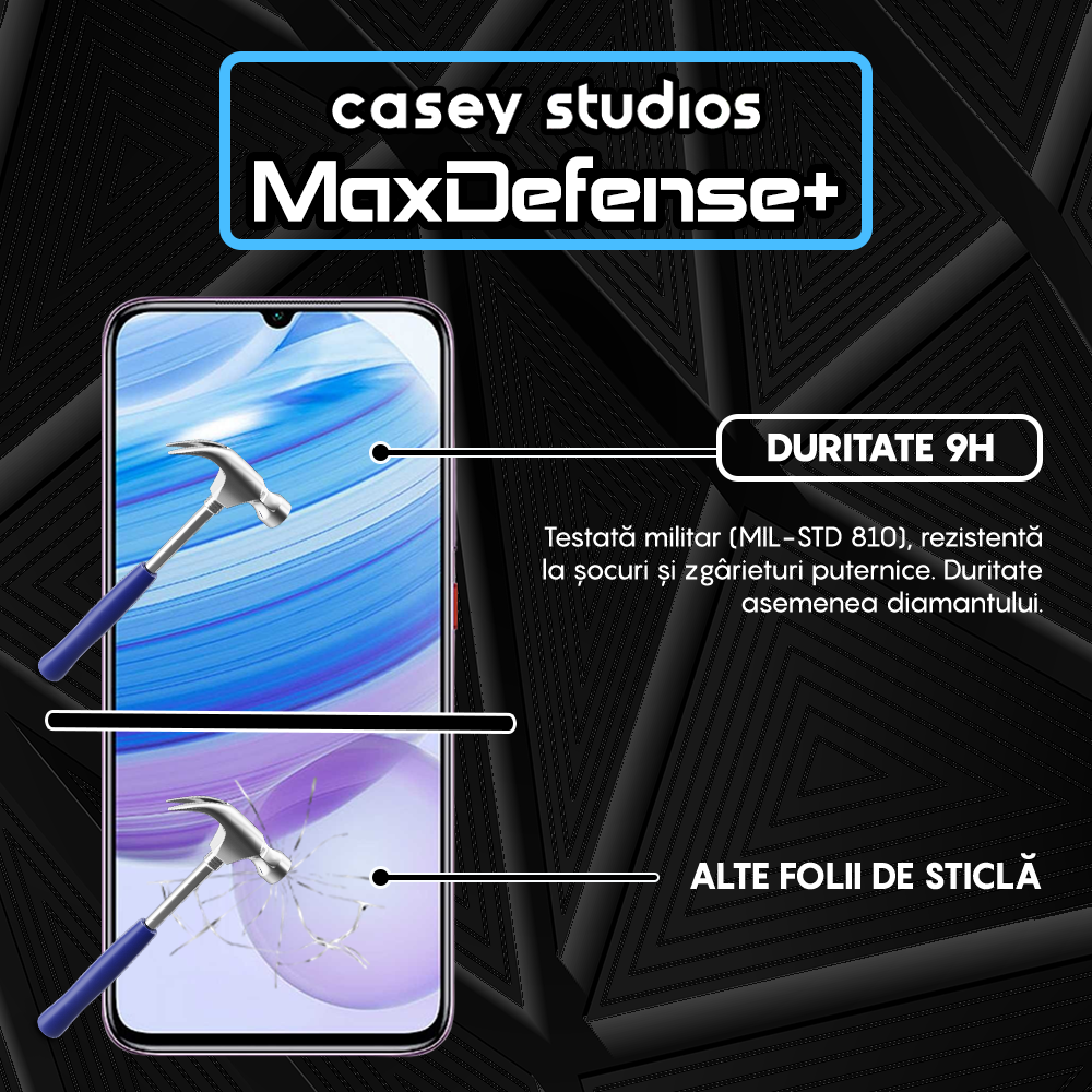 MaxDefense+ Glass Film - Xiaomi Redmi 10X 5G/Redmi 10X Pro 5G - Black