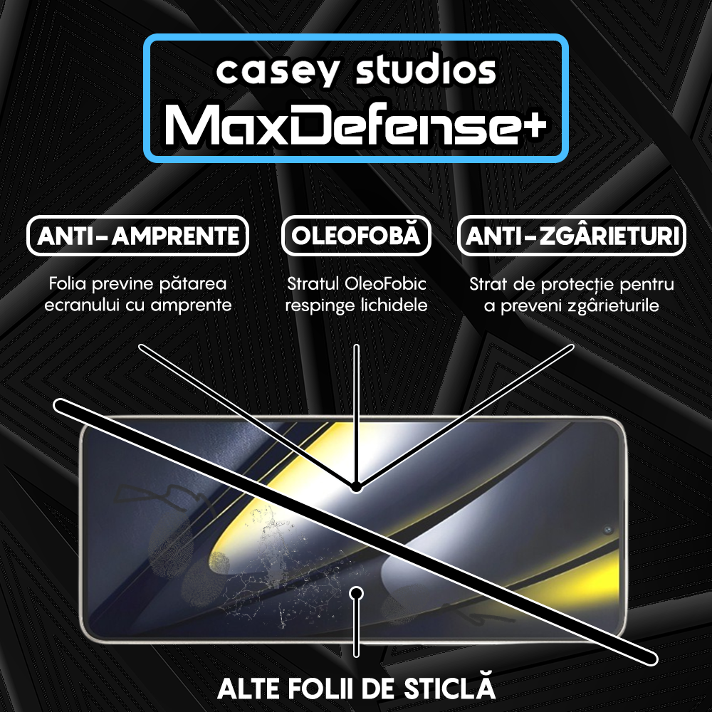 MaxDefense+ Glass Film - Xiaomi Poco F6 - Black