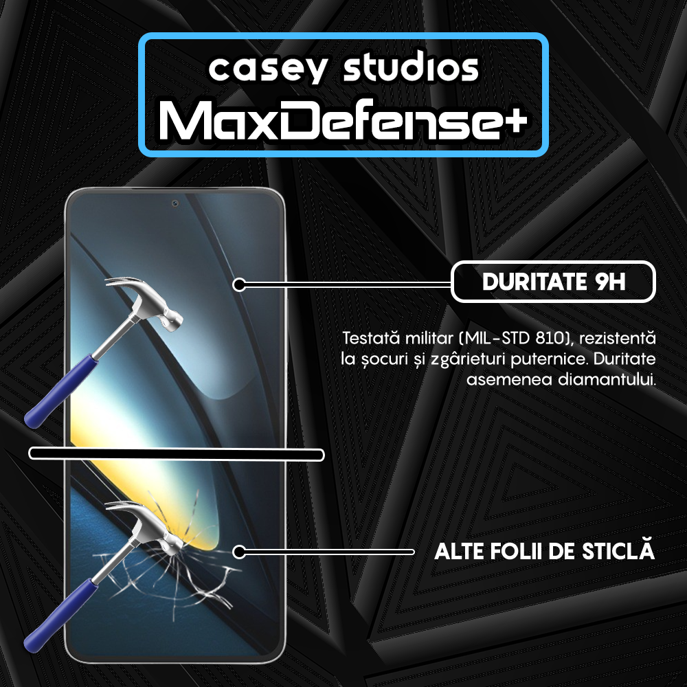Screen Protector MaxDefense+ - Xiaomi Poco F6 Pro - Black